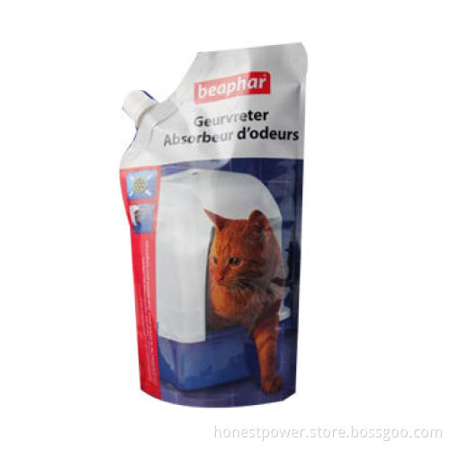 Pet Food Bag with Bottom Gusset, Customized Gravure Printings, Designs and Sizes are Accepted